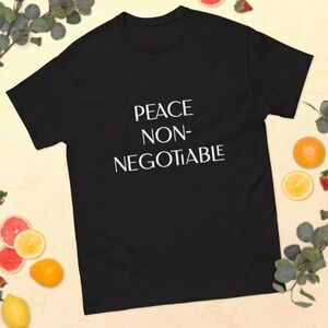 Women's Peace Non-Negotiable Tee - Black